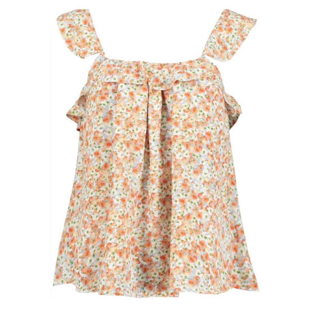Bishop + Young Floral Ruffle Romance Cami